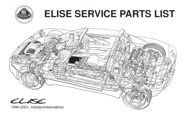 Service Parts List Elise MK1