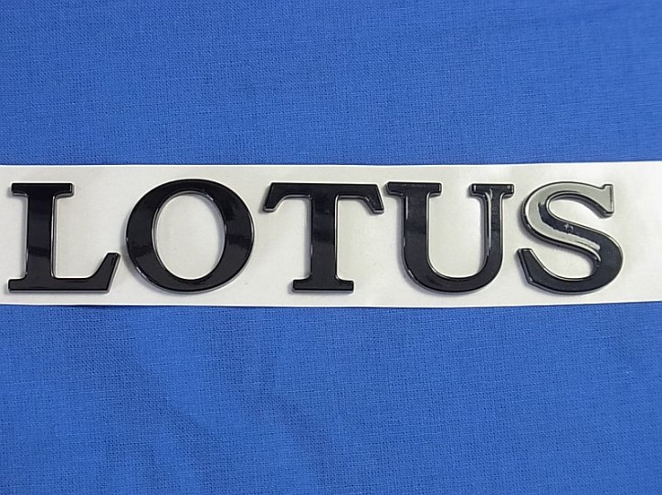 3D-Lotus Buchstaben (schwarz)