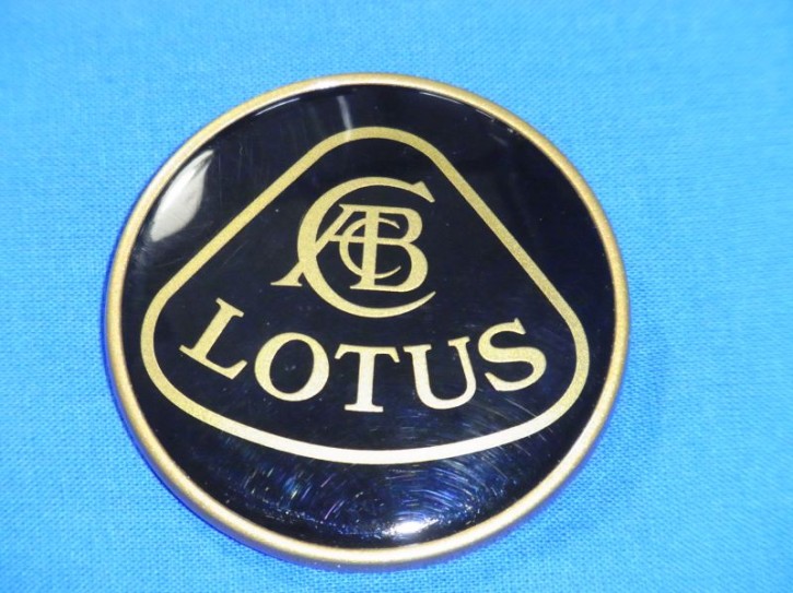 Lotus Nose Badge (Klebeemblem schwarz/gold)