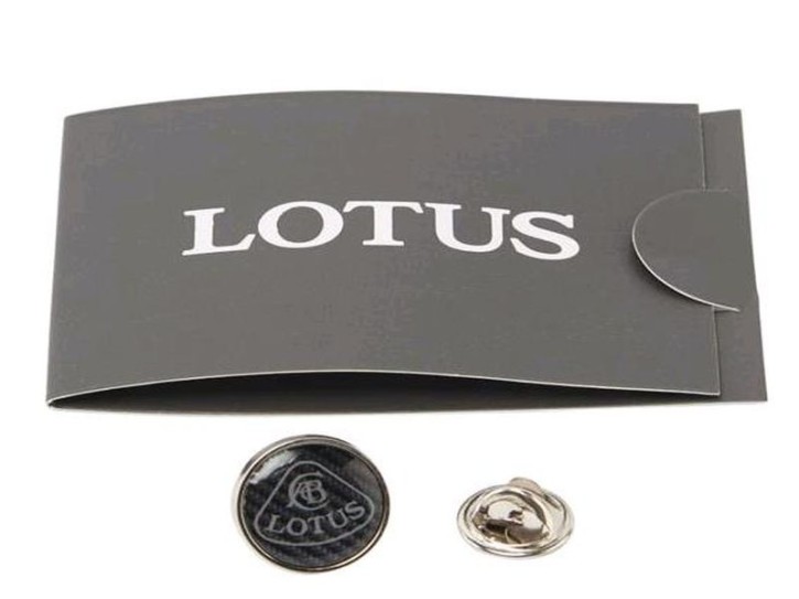 Lotus Pin grau/silber