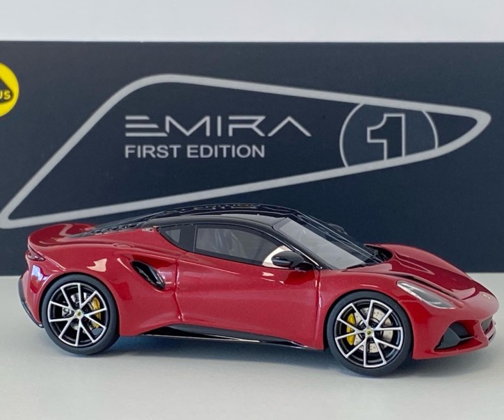 Lotus Emira Scale Model 1:43 Magma Red