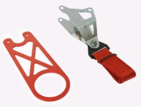 Towing eye kit for front and rear