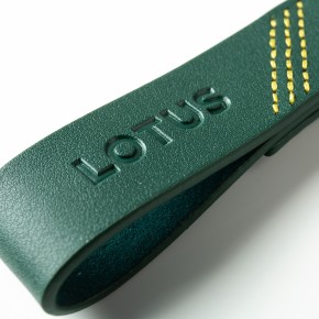 Lotus Leder Schlüsselanhänger