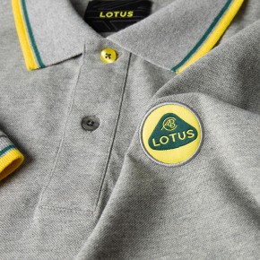 Lotus Männer Polo Shirt grau 2XL