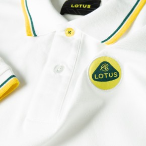 Lotus Männer Polo Shirt weiß 2XL