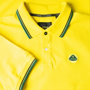 Lotus Men`s Polo Shirt yellow XL