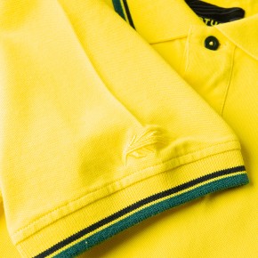 Lotus Men`s Polo Shirt yellow 2XL