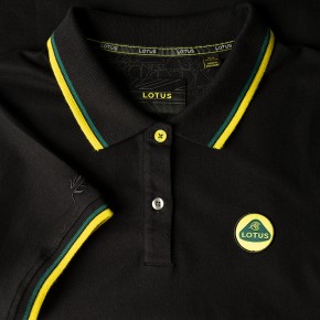 Lotus Damen Polo Shirt schwarz M ( 10 )