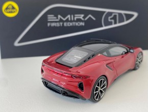 Lotus Emira Scale Model 1:43 Magma Red