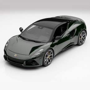 Lotus Emira Scale Model 1:18 Dark Verdant Green