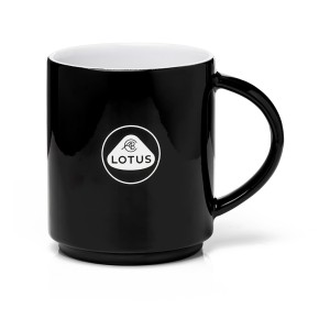 Lotus Roundel Tasse schwarz