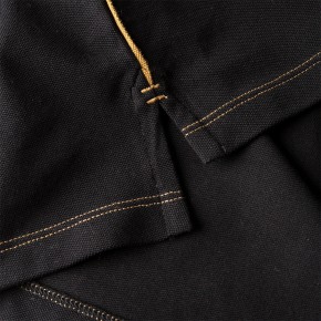 Lotus Men`s Polo Shirt black/gold 2XL