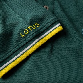 Lotus Männer Polo Shirt grün/gelb L