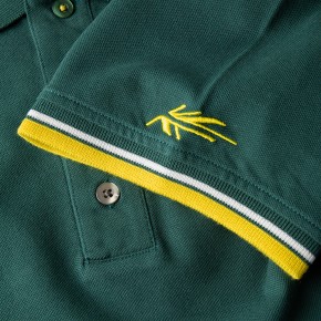 Lotus Men`s Polo Shirt green/yellow XL