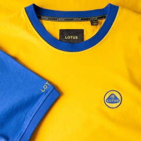 Lotus Men`s T-Shirt yellow/blue L
