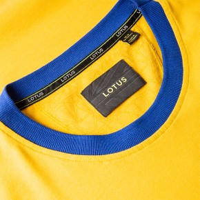 Lotus Men`s T-Shirt yellow/blue M